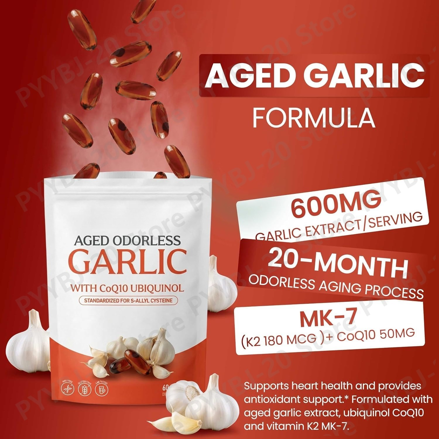 Capsule di aglio in gelatina,  - Coq10 Ubiquinol Softgel recensione e prezzo